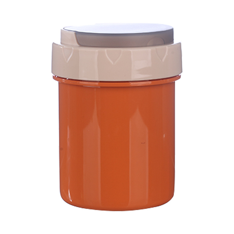 Изолиран термочаша за обяд от 304 неръждаема стомана със лъжичка, кръгла, 501–800 мл, единичен слой