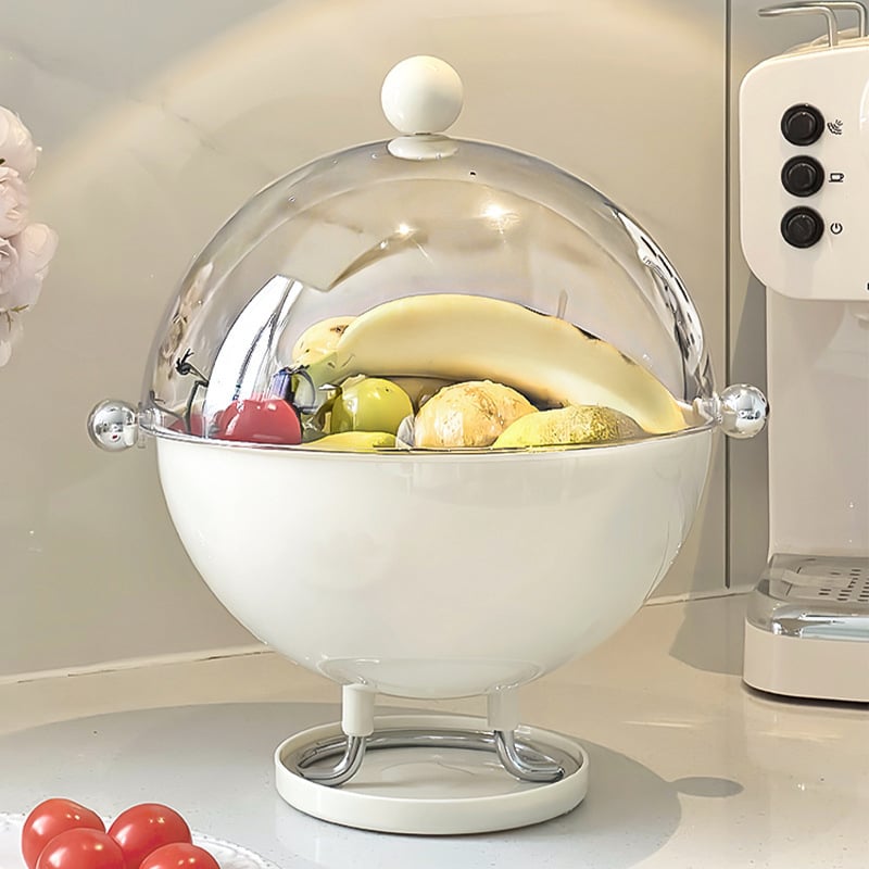 Плодова чиния за хол, пластмасова конструкция, дренажна тава, дисплей за закуски на кафе-масичка, прост стил, лансирана през 2024