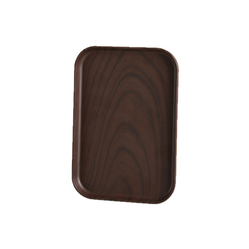Pravokutni plastični pladanj za čaj s imitacijom drveta, za šalice i čajne setove