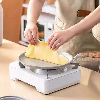 Tiganj za palačinke od Maifan kamena s nelepljivim premazom, model HE22028, težina 1,1 kg, dubina 0,5 cm