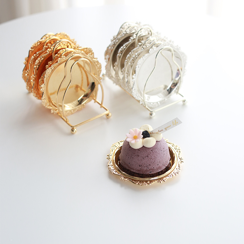 Чиния за плодове от метал със покритие, подходяща за сушени плодове и съхранение, прост стил.