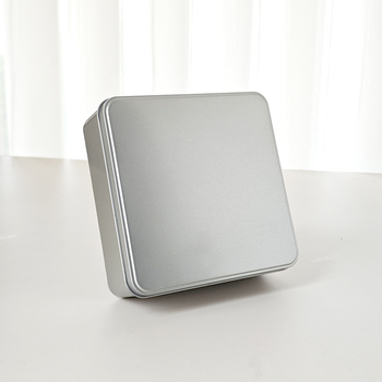 Квадратна метална кутия за бисквити с UV печат, сватбена кутия за сладкиши, персонализираема