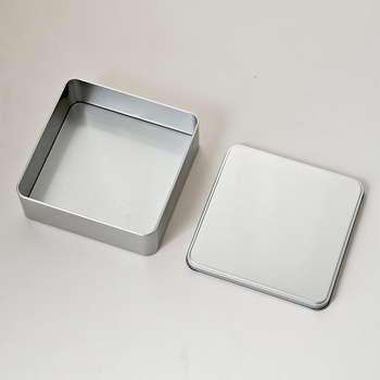 Квадратна метална кутия за бисквити с UV печат, сватбена кутия за сладкиши, персонализираема