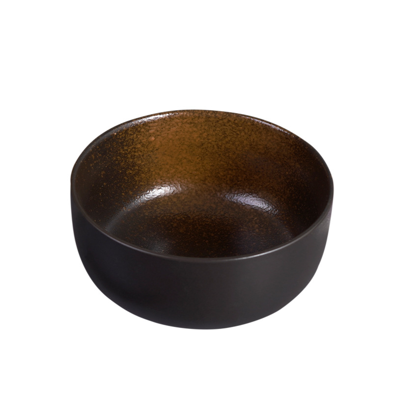 Japanska keramička zdjela za juhu, retro stil, porcelanska zdjela za rezance i salatu, velika okrugla zdjela, mikrovalna sigurna, glazirana