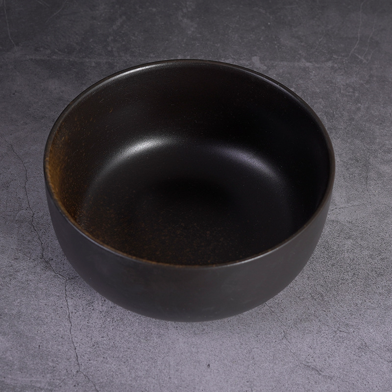 Japanska keramička zdjela za juhu, retro stil, porcelanska zdjela za rezance i salatu, velika okrugla zdjela, mikrovalna sigurna, glazirana