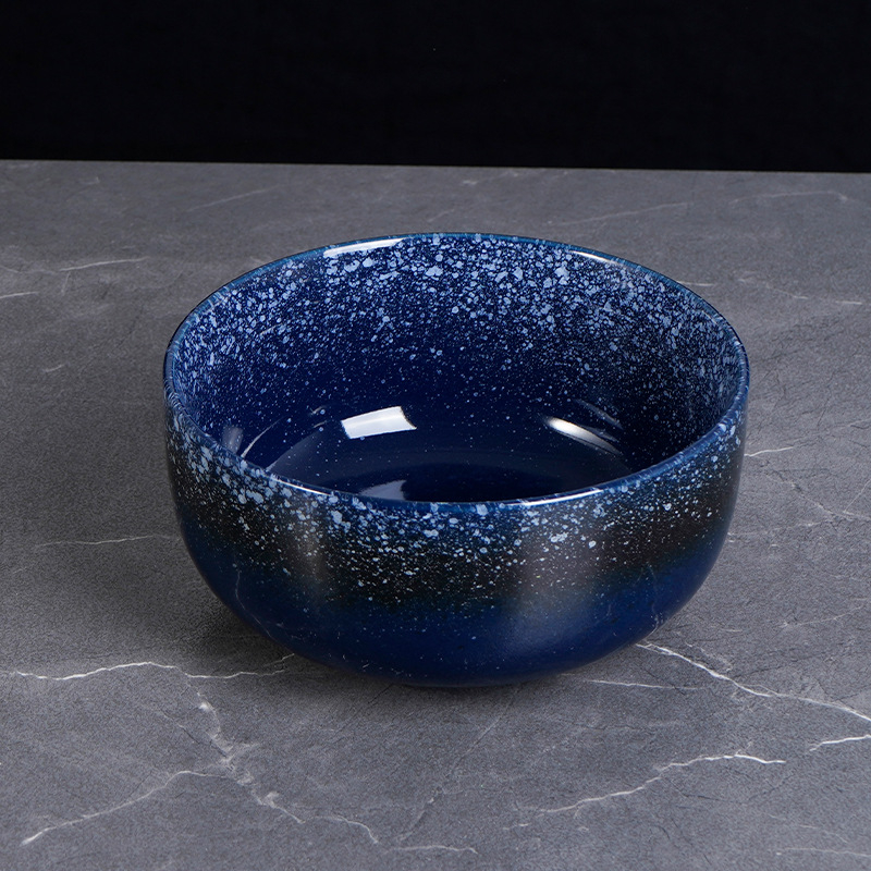 Japanska keramička zdjela za juhu, retro stil, porcelanska zdjela za rezance i salatu, velika okrugla zdjela, mikrovalna sigurna, glazirana