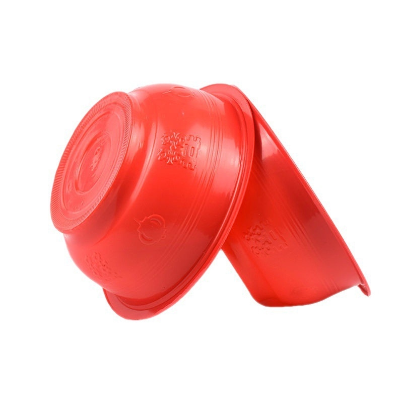 Egyszer használatos vacsoraedények készlet piros színben, esküvői bankettre — tálak és poharak 10 személyre; Márka: Egyéb; Anyag: Egyéb; Logó nyomtatás; Személyre szabott feldolgozás