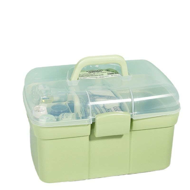 Nagu įrankių laikymo dėžutė, didelė talpa, daug lygių nešiojama dėžutė, plastikas, Fairy Jiayi prekės ženklas, 1 kg