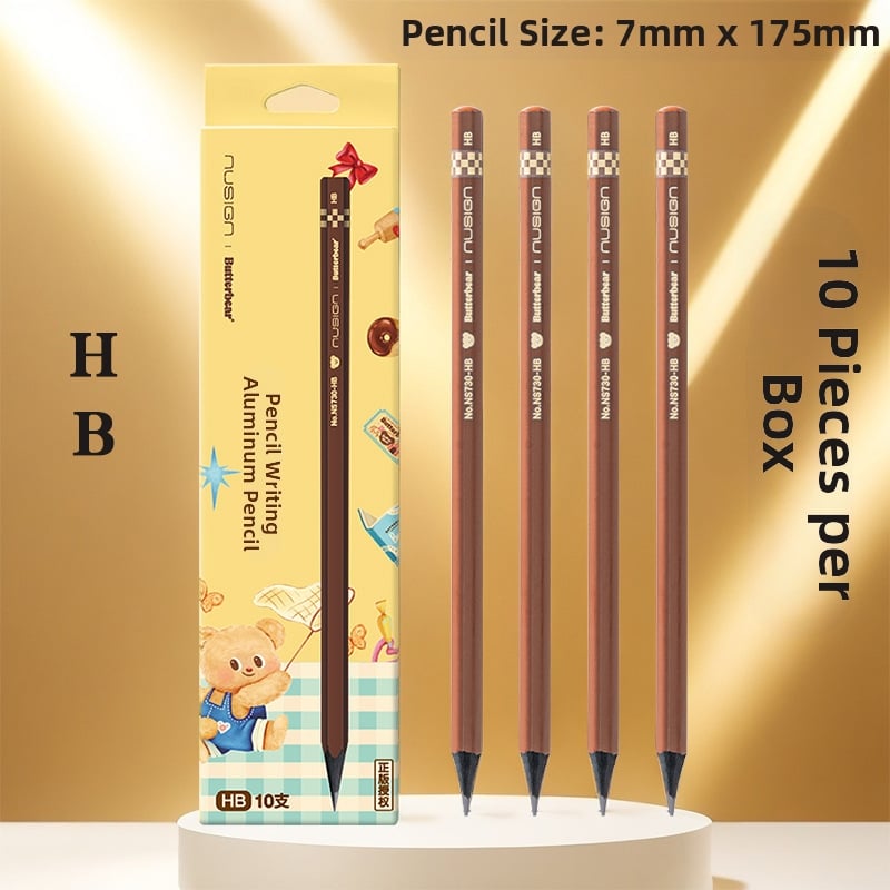 Дървен карандаш 2B/HB, в кутия, за писане и рисуване, за ученици в началното училище – Deli