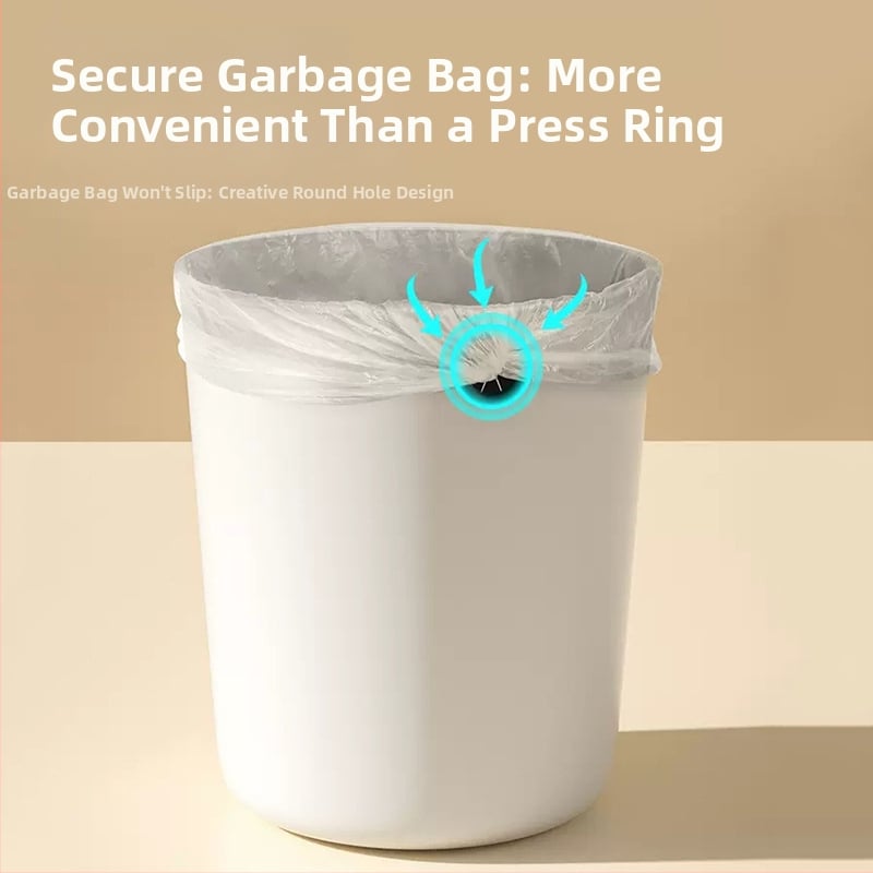 Plastový odpadkový kôš, valcovitého tvaru, bez veka, 12 L, na domácnosť