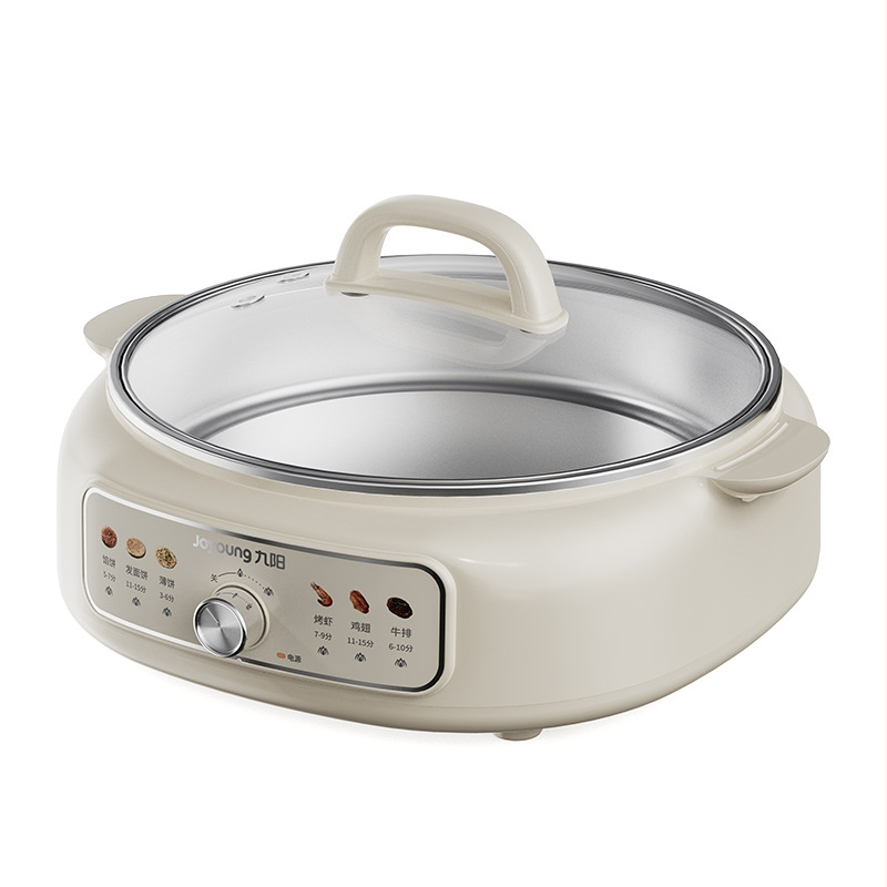 Joyoung GK339 Višenamjenski električni pancake tanjur i lonac za kuhanje, jednosmjerno grijanje, ručna kontrola gumbom, 220V 1000W+