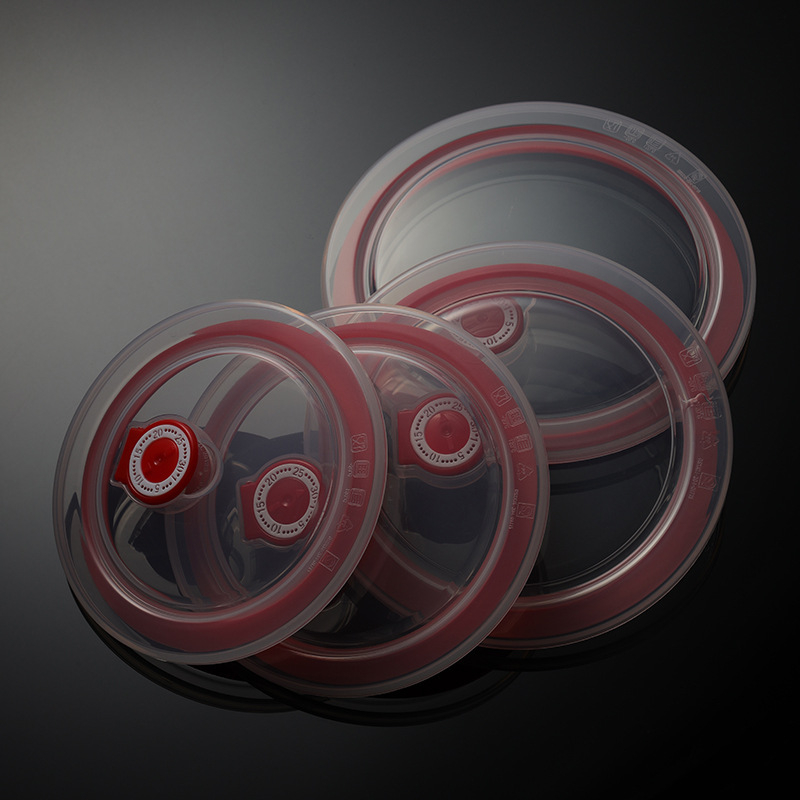 Херметичен капак за купа за съхранение на храната, пластмасов с уплътнение от силикон, капацитет под 300 мл, неподходящ за микровълнова фурна