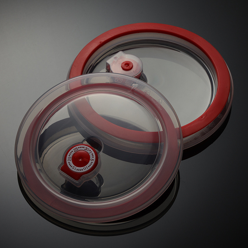 Херметичен капак за купа за съхранение на храната, пластмасов с уплътнение от силикон, капацитет под 300 мл, неподходящ за микровълнова фурна