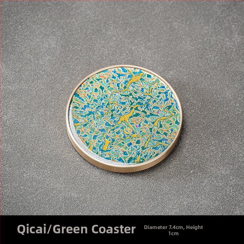 Podložka pod pohár, bakelitový materiál, dostupný luxusný štýl, pôvod Dehua, uvedenie na trh jesenná 2024, balenie farebná krabička