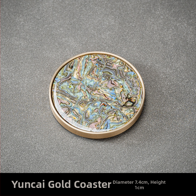 Podložka pod pohár, bakelitový materiál, dostupný luxusný štýl, pôvod Dehua, uvedenie na trh jesenná 2024, balenie farebná krabička