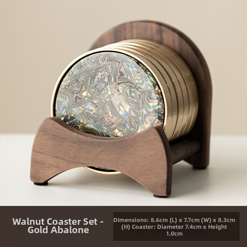 Podložka pod pohár, bakelitový materiál, dostupný luxusný štýl, pôvod Dehua, uvedenie na trh jesenná 2024, balenie farebná krabička