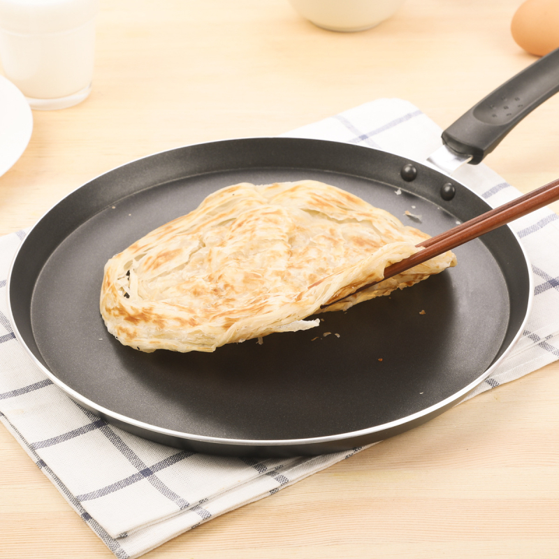 Aluminijska tava za prženje s neprijanjajućim premazom, Cooker King / Cui dahuang; višeslojno dno; težina 360 g; dubina 1,9 cm
