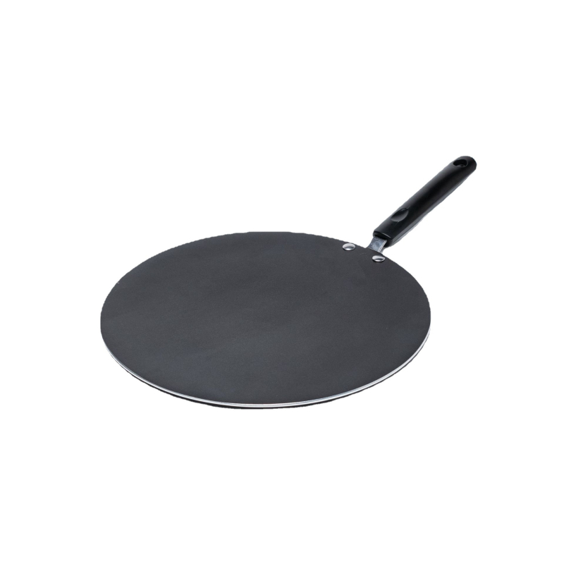 Tava za palačinke, debeli aluminij, neprijanjivo premazana, kompatibilna s plinskim štednjakom, odvojiva drška, model 30