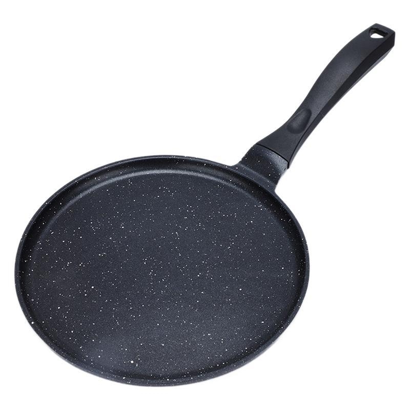 Tiganj s non-stick premazom, od legure aluminijuma, dno od 430 nerđajućeg čelika, dvostruko dno, kompatibilan sa svim pločama
