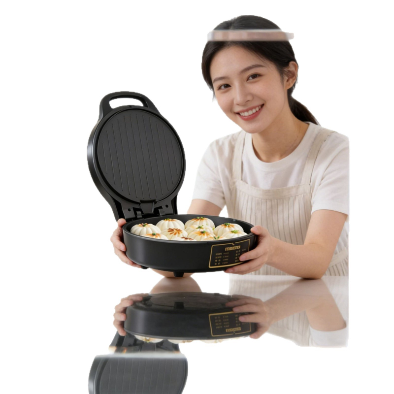 Malata Wanlida Dvostrani električni wok i palačinka tiganj – 1300W, 220V, 50Hz, Mehaničko upravljanje, Funkcije: dinstanje, prženje, pečenje