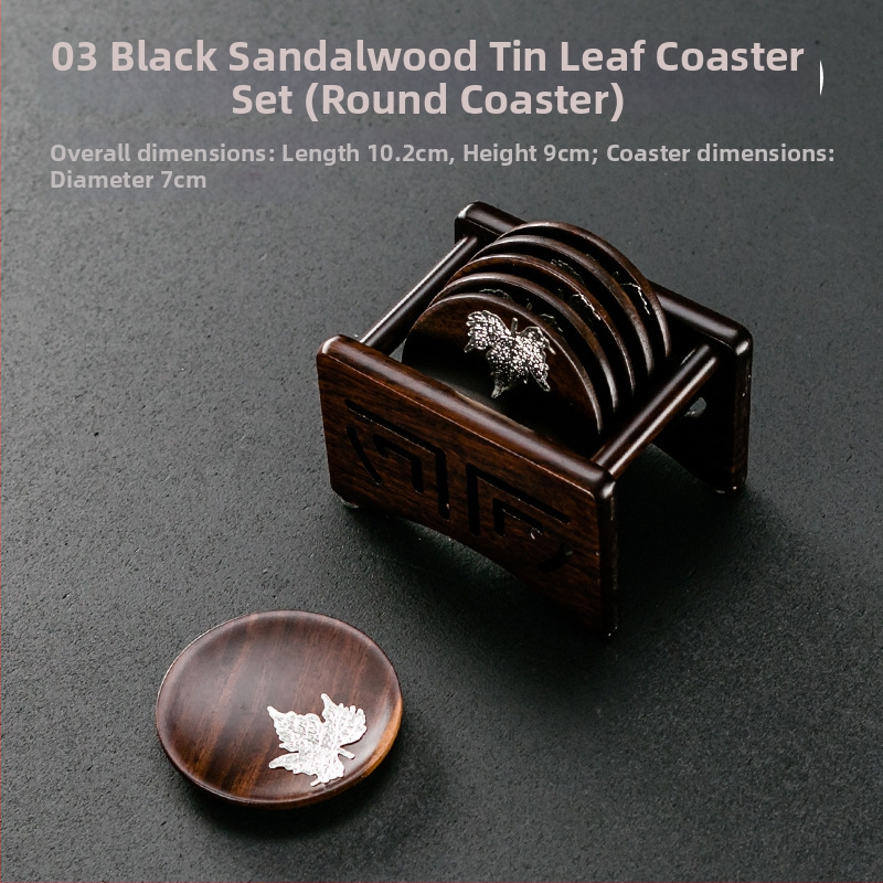 Drevený čajový podnos s držiakom na šálky — moderný minimalistický štýl, pôvod Dehua, značka Grand Shantang