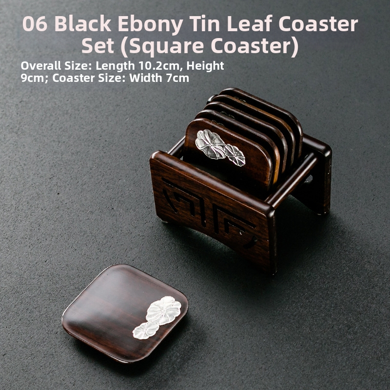 Drevený čajový podnos s držiakom na šálky — moderný minimalistický štýl, pôvod Dehua, značka Grand Shantang