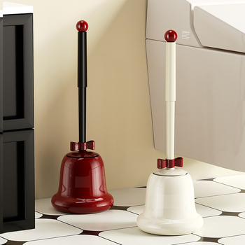 Perie de toaletă cu bază și mâner lung – Material plastic, 340 g, ambalaj individual