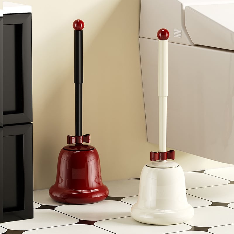 Perie de toaletă cu bază și mâner lung – Material plastic, 340 g, ambalaj individual