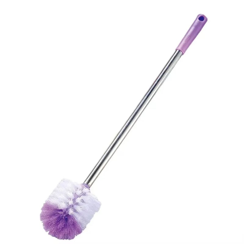 Perie pentru toaletă cu mâner lung și tijă din oțel inoxidabil pentru curățarea pereților și tavanelor, greutate 70 g, brand Five strokes, lansare primăvară 2021