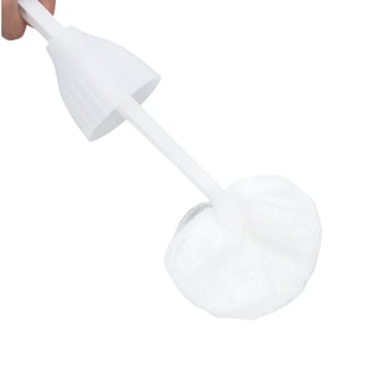 Četka za WC s mekanim čekinjama, bez mrtvih kutova, za hotelske kupaonice | Plastika, 50 g, Brand One Jiale, 1 kom., Pakiranje u vrećici