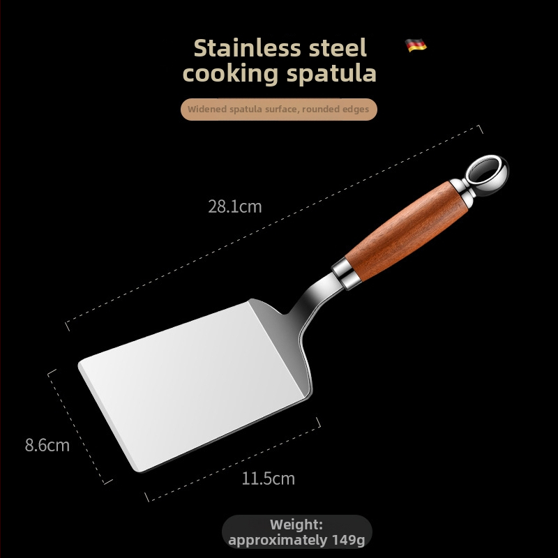 Bosans nerezová špachtľa – na Teppanyaki, palacinky, pizzu a steak; moderný minimalistický dizajn