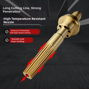 Oxigén-propán vágópisztoly-fúvóka, típus 30, réz, osztott szájú, sorozat G07-300/100, 1–3