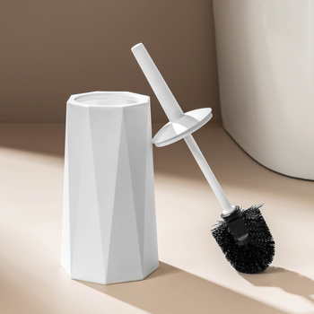 Set četke za WC s dugačkim držalom i dizajnom bez kutova, plastika, oznaka 1519, 48 komada u pakiranju