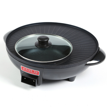 Električna višefunkcionalna posuda s unutarnjim posudom od nehrđajućeg čelika; snaga 1200-1500 W; kapacitet 1-2 L; za 5-6 osoba; funkcije: para, dinstanje, kuhanje, hot pot