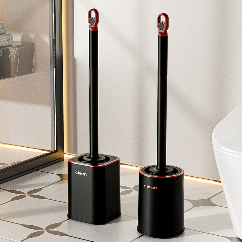 Set četke za WC za kućnu upotrebu s dizajnom bez mrtvih kutova, montaža bez bušenja i produženim držalom; Materijal: plastika, Značka: Ying zhiya