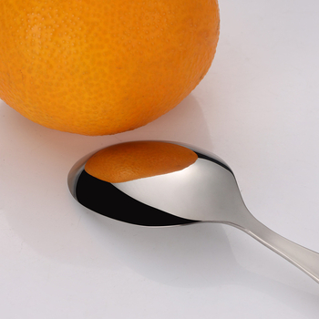 Šiljasta žlica s dugim držačem (316 nehrđajući čelik; ogledni završetak; pogodna za juhu, desert i kavu)