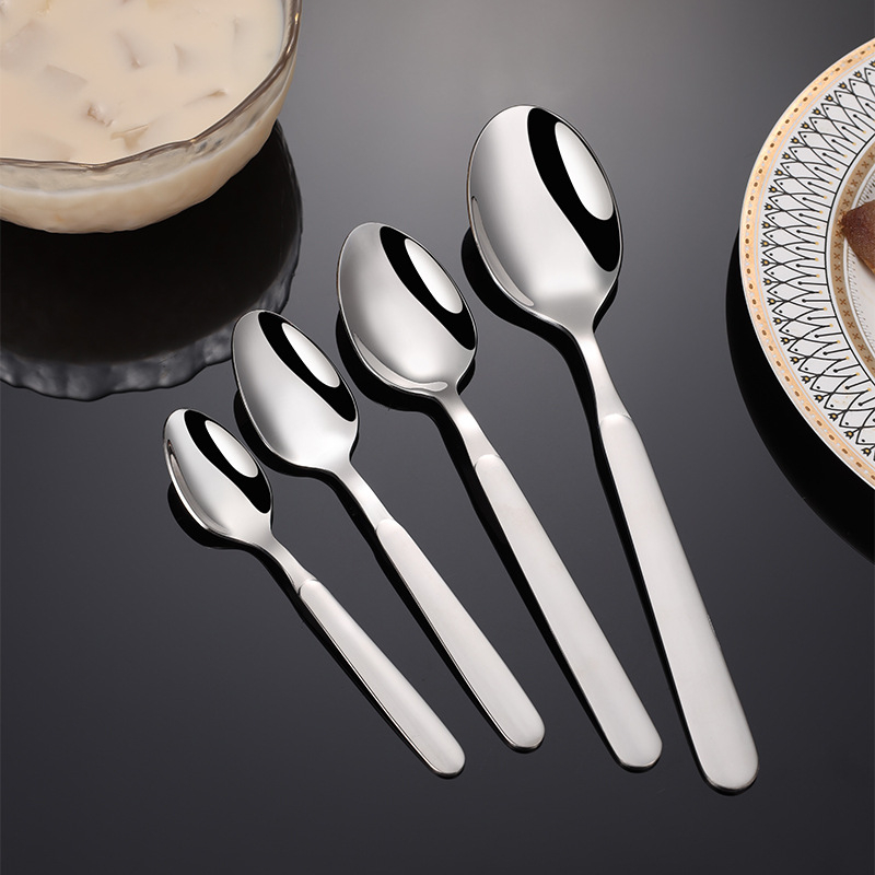 Šiljasta žlica s dugim držačem (316 nehrđajući čelik; ogledni završetak; pogodna za juhu, desert i kavu)