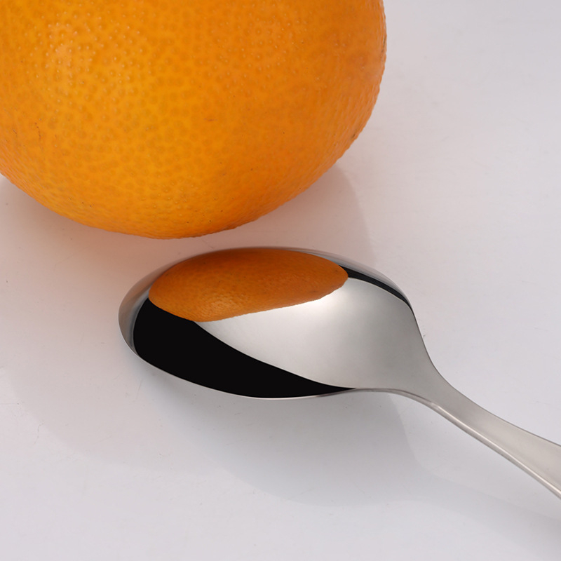 Šiljasta žlica s dugim držačem (316 nehrđajući čelik; ogledni završetak; pogodna za juhu, desert i kavu)