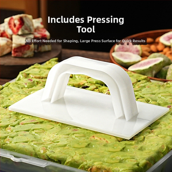 Sada nástrojov s odnímateľným spodným dnom pre Snowflake Crispy Ejiao tortu, sušienky, nugát a karamel