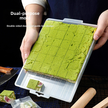 Sada nástrojov s odnímateľným spodným dnom pre Snowflake Crispy Ejiao tortu, sušienky, nugát a karamel