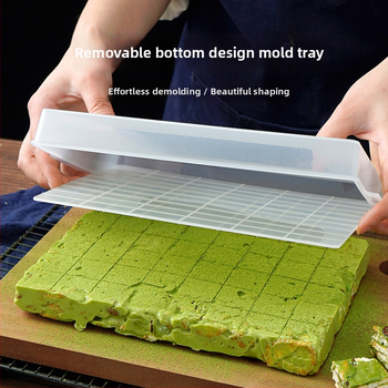 Sada nástrojov s odnímateľným spodným dnom pre Snowflake Crispy Ejiao tortu, sušienky, nugát a karamel