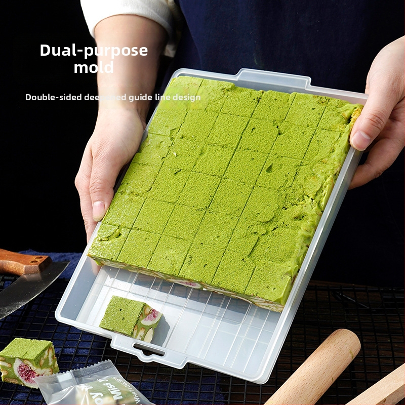 Sada nástrojov s odnímateľným spodným dnom pre Snowflake Crispy Ejiao tortu, sušienky, nugát a karamel