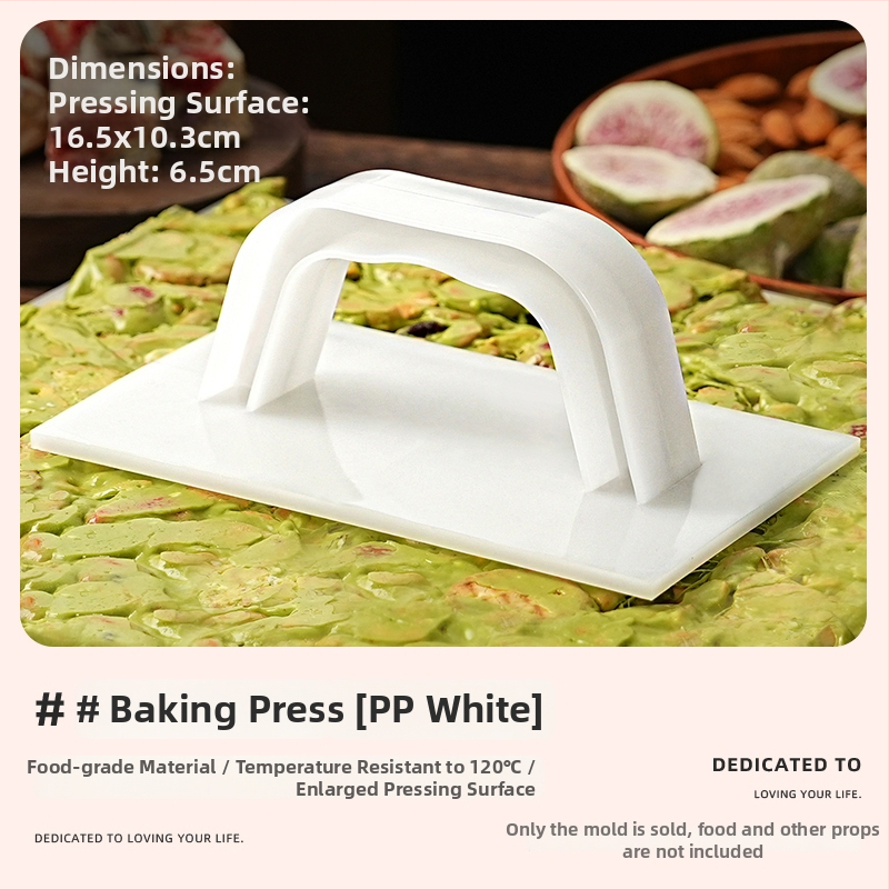 Sada nástrojov s odnímateľným spodným dnom pre Snowflake Crispy Ejiao tortu, sušienky, nugát a karamel