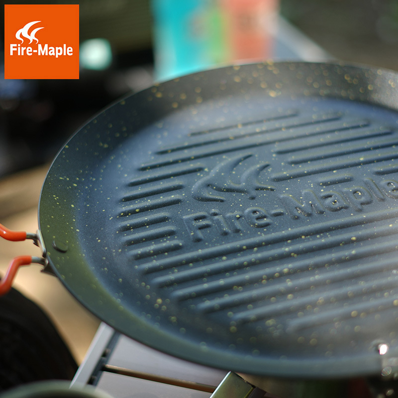 Fire-Maple metalni prijenosni pleh za pečenje za kampiranje, za više osoba, težina oko 660 g