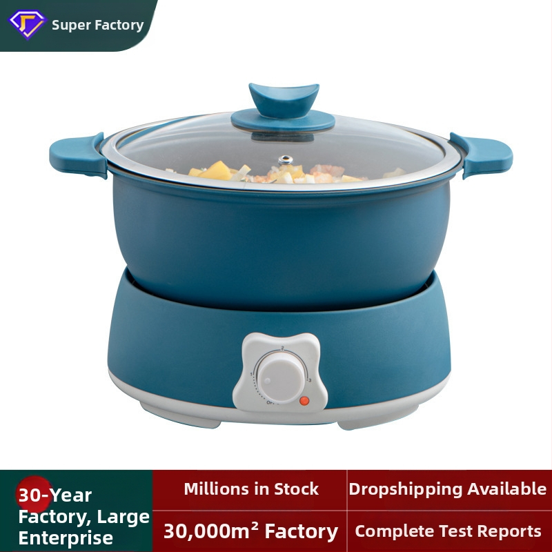 Prispôsobený japonský štýl multifunkčný rozdelený elektrický hrniec s grilom, 1200W, 3,5L, hliníková zliatina, parenie, restovanie, varenie