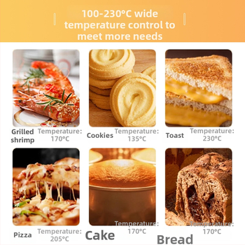 3-v-1 raňajkový stroj: vyprážanie vajíčok, parenie chleba a kávovar - 7L kapacita, 220V, 640W rúra, 4+ priehradky na chlieb