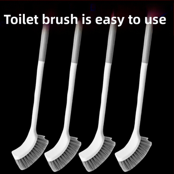 Kefa na záchod s hrubšou dlhšou rúčkou, mäkké štetiny, montovaná na stenu, pre toalety typu squat (Materiál: špongia)