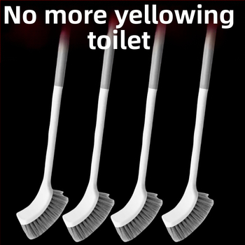 Kefa na záchod s hrubšou dlhšou rúčkou, mäkké štetiny, montovaná na stenu, pre toalety typu squat (Materiál: špongia)