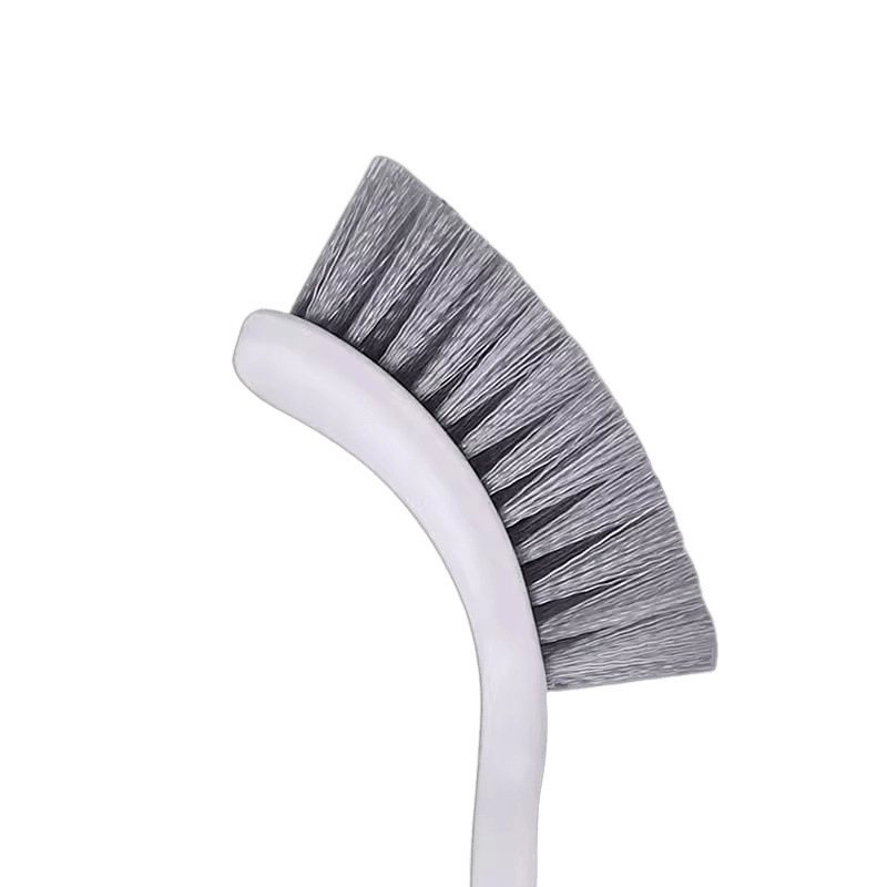 WC-kefe vastagított hosszú nyéllel, puha sörtékkel, falra szerelt, guggolós WC-hez (Anyag: szivacs)