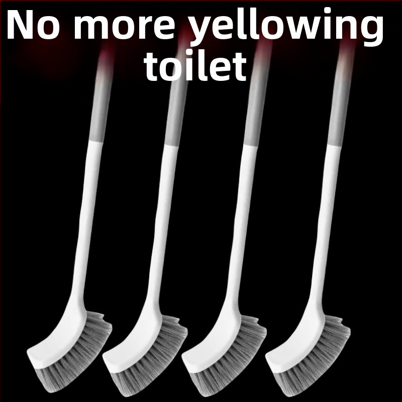 Kefa na záchod s hrubšou dlhšou rúčkou, mäkké štetiny, montovaná na stenu, pre toalety typu squat (Materiál: špongia)